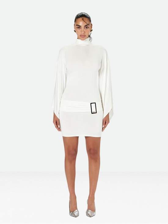 Amy Shehab Dresses & Skirts - NWT Amy Shehab White Buckle Short Dress